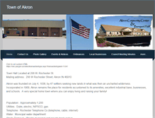 Tablet Screenshot of akronindiana.com